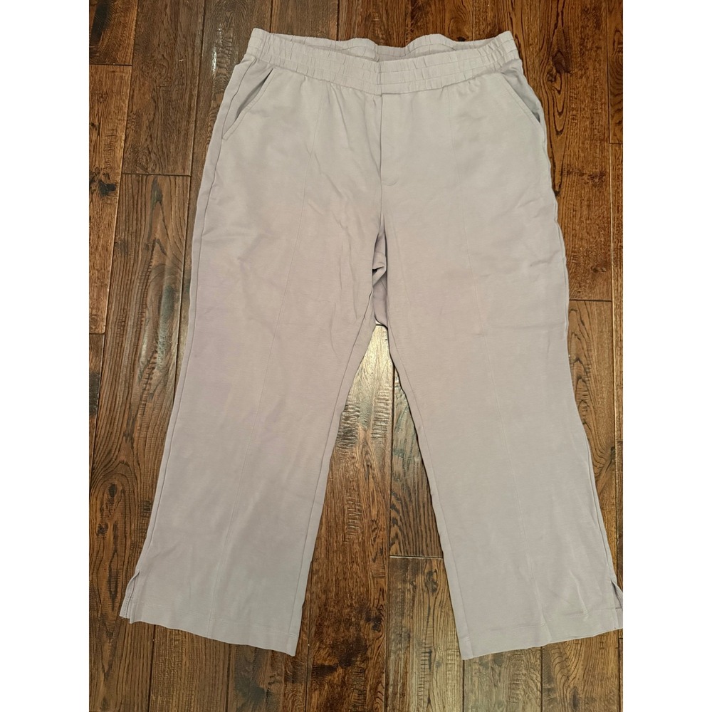 Old Navy Active Dynamic Fleece High Rise Wide Leg Pants Mauve Purple XXL